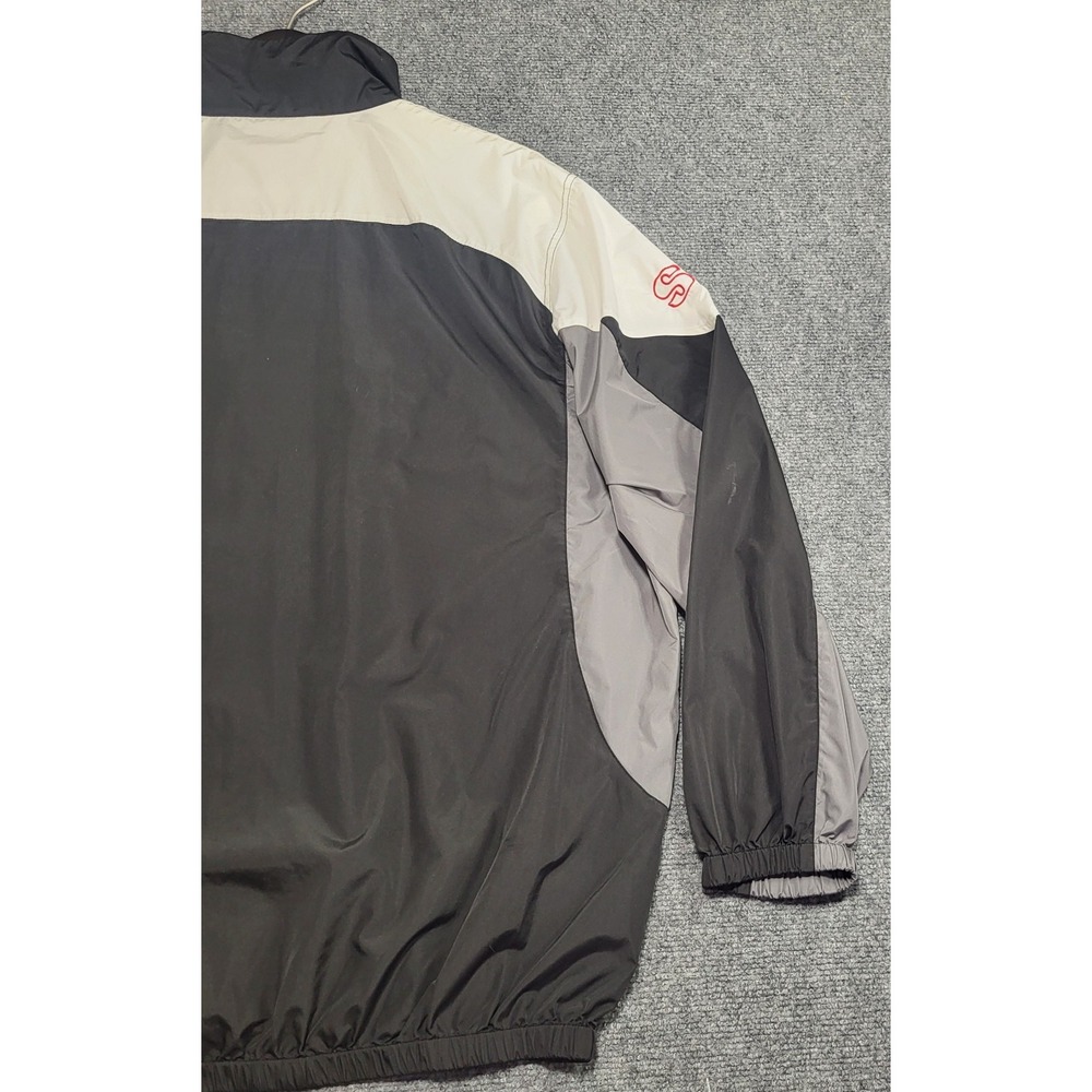 Vtg Y2k Reebok NFL Team Apparel Oakland Raiders Windbreaker Jacket Size XX-Large - Picture 9 of 13